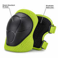 Ensemble de protection sportive pour enfants 6/7-en-1, coque rigide en ABS épaissie, genouillères, coudières et protège-poignets ultra-légers pour le cyclisme