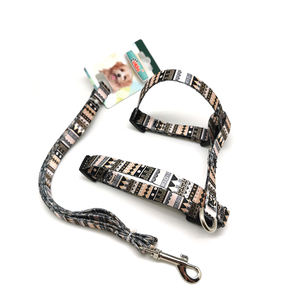 Kekang Anjing Peliharaan Nilon Terbaik, Kekang untuk Anjing Kecil Dapat Disesuaikan dengan Gesper Berlubang - Product Image 5