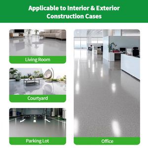 Foshan High Quality Epoxy Flooring Materials Self Leveling Mable Stone Effect Epoxy Colored Sand Floor Coating <b>Paint</b> - Product Image 6