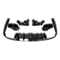 Diffuseur arrière en fibre de carbone avec feu stop et embouts d'échappement - Mercedes Benz W213 E63 E53 E43 AMG
