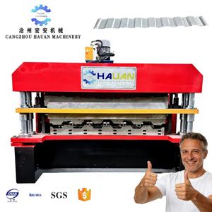 Équipement de production de tuiles de toiture à joint debout scellé, machine de profilage à double couche entièrement automatique - Product Image 1