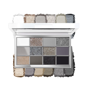 Palette Professionale per Trucco <span class=keywords><strong>Occhi</strong></span> Smokey Argento, Ombretti Grigi Brillanti, Trucco <span class=keywords><strong>Occhi</strong></span> Nero Scuro, <span class=keywords><strong>Occhi</strong></span> Smokey Morbidi - Product Image 3