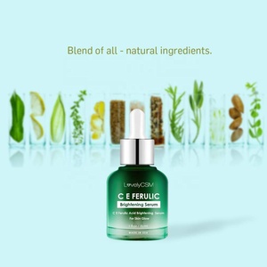 Suero Facial Hidratante con Ácido Hialurónico, Pro-Xylan, <span class=keywords><strong>Ferulic</strong></span> 20%, Vitamina C y E, Antiarrugas y Antienvejecimiento, Marca Privada, Orgánico, con Boseina - Product Image 4