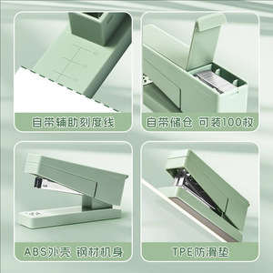 Deli Rotary Stapler NS089 360 Degree Rotation 50 Sheets Capacity Office Use Plastic Material - Product Image 4