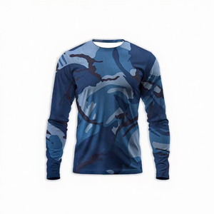 เสื้อตกปลาผู้ชาย UPF50+ แห้งเร็ว ป้องกันแสงแดด ระบายอากาศได้ดี ผลิตจากโพลีเอสเตอร์ 100% - Product Image 3