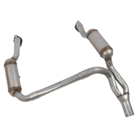 Systèmes de moteur automobile Yueyang, convertisseur catalytique à trois voies en acier inoxydable, Jeep Wrangler 3.8L 2010 2011, OEM Euro II