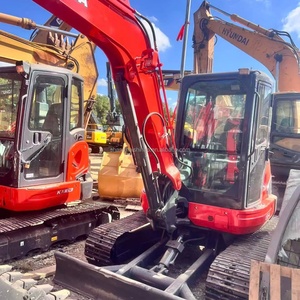 Excavatrice d'occasion U55-4 d'origine japonaise avec moteur Cummins, hydraulique Kawasaki, roulement central, godet de 5,5 tonnes, prête à l'emploi - Product Image 4