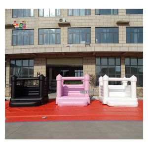 Château gonflable d'intérieur blanc 8x8 pour enfants, équipement de jeu souple, idéal pour anniversaires, en promotion - Product Image 4