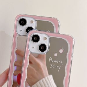 เคสโทรศัพท์กระจกแต่งหน้าสำหรับ iPhone,<span class=keywords><strong>2022</strong></span>เคสแฟชั่นแบบกำหนดเองลายดอกไม้น่ารักสำหรับ iPhone 13 12 11 Pro Max X XS XR - Product Image 6