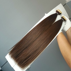 Extensiones de Cabello Natural Humano de 10-30 Pulgadas, Color Negro, Rubio, Castaño y Piano, de Dragonbeauty Factory - Product Image 1