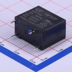HF32F/024-HS3 Power Relay Through hole,10.2x18.4mm 24V 1 Normally Open: 1A SPST-Normally Open::: 4 5A-30VDC/5A-250VAC/10A-125VAC - Product Image 1