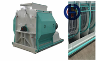 Nouvelle machine à marteaux SFSP robuste avec une capacité de 3 tonnes/h pour le broyage des ingrédients de soja et de maïs