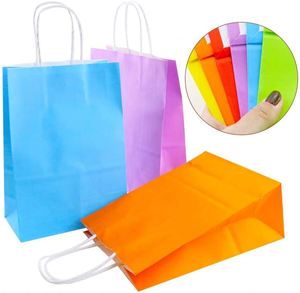 Nuevos Productos al por Mayor, Bolsas de Papel Portátiles de Color Caramelo Personalizadas, Lindas Bolsas de Regalo, Varias Especificaciones, Bolsas para Juguetes Infantiles - Product Image 2