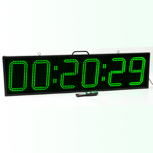 CHEETIE CP28B Single Sided Digital <strong>LED</strong> Clock 9 Inch Giant Sports Countdown Clock Marathon Clock Race <strong>Timer</strong> for Outdoor - Product Image 1