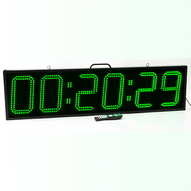 Giant Sports Marathon Clock Race Timer One Sided LED Clock 9 Inch Waterproof Digital Large Display for Outdoor