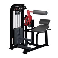 Appareil de musculation professionnel pour l'extension dorsale et le renforcement des jambes, à charge par broches en acier, réglable, double machine pour la musculation
