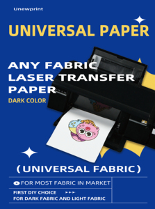 UNEWPRINT <span class=keywords><strong>Papier</strong></span> de <span class=keywords><strong>transfert</strong></span> thermique A4 Premium pour <span class=keywords><strong>imprimante</strong></span> <span class=keywords><strong>laser</strong></span>, compatible avec tous les tissus foncés, 2025 - Product Image 2