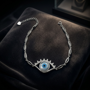 Joyería Fina de Moda, Pulsera con Dije de Ojo Turco en Plata de Ley 925 para Mujer, Diseño Clásico, Logotipo Personalizado, Regalo para Bodas y Fiestas - Product Image 2