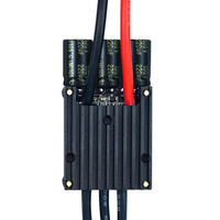 Pengontrol Kecepatan Elektrik Flipsky 12S 70A Mini Single FSESC6.7Pro dengan Heat Sink untuk Skuter Listrik/Sepeda Listrik/Robot