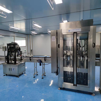 Ligne de production de détergent liquide automatique clé en main, cuve de mélange en acier inoxydable, machine de remplissage, de bouchage et d'étiquetage