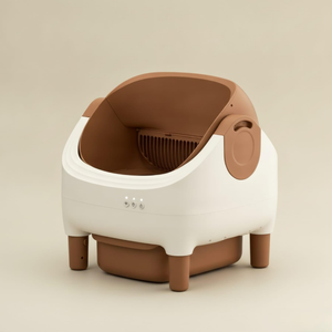 Large Fully Automatic Smart <b>Cat</b> <b>Litter</b> Box Plastic Drawer with Semi-Enclosed Shovel-Free Anti-Splash Feature Easy Clean - Product Image 2