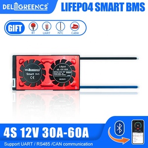 Batería inteligente 80A <span class=keywords><strong>100a</strong></span> 120A 150A 200A 15s 24s 12V 36V 48V <span class=keywords><strong>BMS</strong></span> <span class=keywords><strong>LiFePO4</strong></span> para paquete de batería de litio de almacenamiento solar - Product Image 2