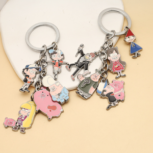 2 Nuovi Portachiavi in Metallo di Alta Qualità con Design Anime Gravity Falls Dipper <span class=keywords><strong>Mabel</strong></span> Waddles per Zaini - Product Image 3