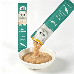Custom Printed Design Pet Air-dried Treats Stand Up Pouch Jerky Dental Chews Ziplock <b>Sealing</b> Packaging Bags with <b>Window</b> - Product Image 3