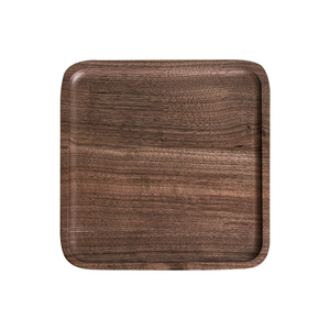 Rectangular <b>Black</b> Walnut Wood Tray For Hotel Coffee Tea Dining Western Style Square <b>Plate</b> - Product Image 5