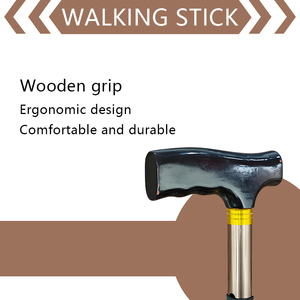 Bastone da passeggio pieghevole regolabile in alluminio, supporta 100 kg, punta in gomma antiscivolo, impugnatura ergonomica per uomini, donne e anziani - Product Image 3