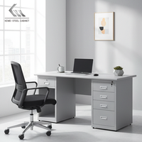 Structure métallique démontable, bureau d'ordinateur de haute qualité en métal, mobilier de bureau en acier, bureau