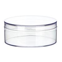 Boîte à tiramisu ovale transparente en plastique PET de qualité alimentaire, épaisseur 2 mm, contenants d'emballage personnalisables, modèle E480, pour grands desserts et gâteaux