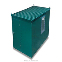 Conteneur de stockage pliable à prix compétitif Unité de stockage portable mobile à plat