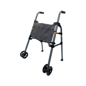 צר אלומניום מתקפל רולר מתקפל אלומיניום צר/חיצוני ניידות רפואית סיוע דו-גלגלי 300 פאונד עבור - Product Image 1