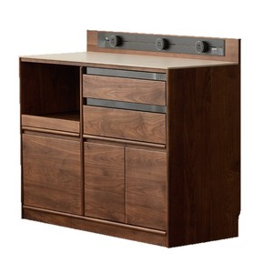 Aparador de Vidrio Multifuncional de Diseño Moderno y Sencillo con Tapa de Losa de Roca, Mueble de Suelo para Café/Té para Cocina y Sala de Estar - Product Image 5