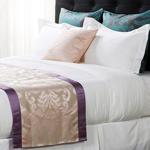 Ensemble de literie en coton de style hôtel draps de lit en lin blanc bon marché housse de <span class=keywords><strong>couette</strong></span> taie d'<span class=keywords><strong>oreiller</strong></span> ajustée <span class=keywords><strong>couette</strong></span> roi pour usage domestique - Product Image 6