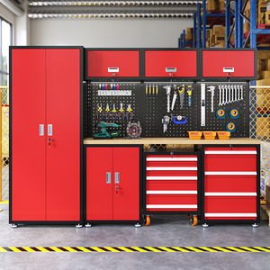 Armoire à outils combinée OEM pour atelier 4S, poste de travail de réparation automobile, chariot multifonctionnel, établi de réparation de vélos, 7 tiroirs - Product Image 6