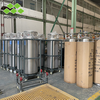 175L 195L 210L Cylindre de Dewar de haute qualité Bouteille de réservoir d'oxygène liquide/azote/argon/CO2