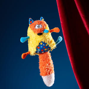 <span class=keywords><strong>Petsville</strong></span> ของเล่นสุนัขจิ้งจอกเป็นมิตรต่อสิ่งแวดล้อมพร้อมกระดาษย่นสำหรับกัดทนต่อการกัด - Product Image 1