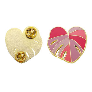 Çiçek toptan özelleştirilmiş sert emaye pimleri çinko alaşım buket altın kaplama yaka iğneler sevimli rozeti hediyeler - Product Image 2