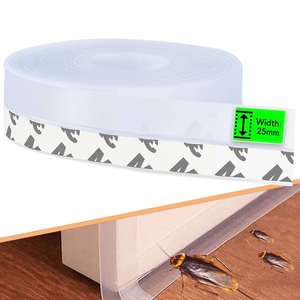 Băng Dính Trong Suốt 25/ 35/ 45 Mm Dải Niêm Phong Silicon Cho Cửa Sổ Cửa Ra Vào Và Cửa Sổ Kính Tắm - Product Image 2