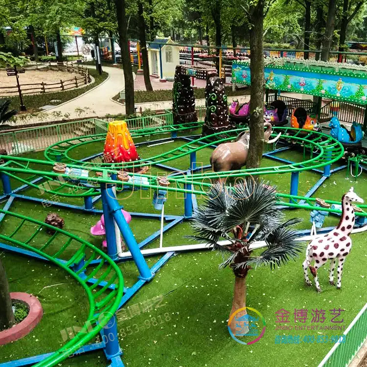 Atracciones de parque para niños Divertidos juegos de mini tren de Parque de Atracciones eléctrico para niños