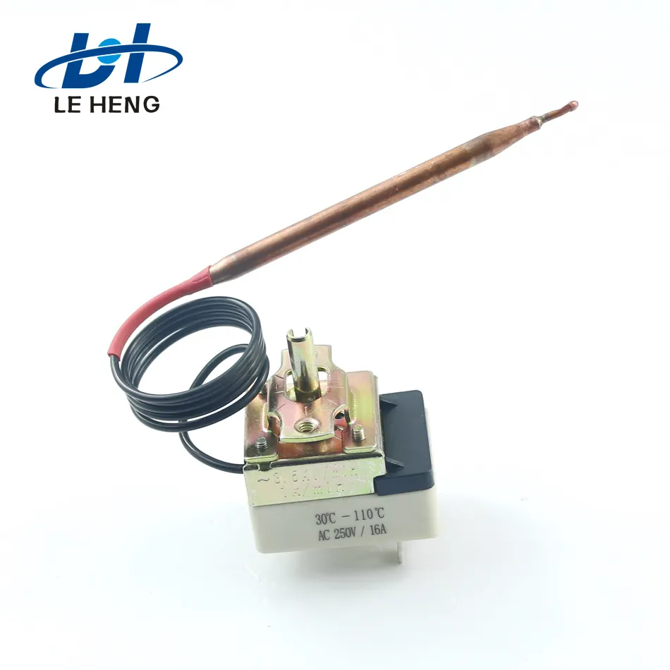 0-40 Degree Temperature Control Heating Capillary Gas Thermostat ranco thermostat