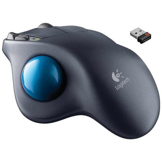Logitech M570 Wireless Trackball Unifying Laptop Professional Drawing Anti Mouse-hand Ergonomics Mouse