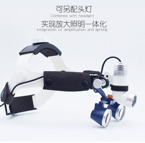 Vente directe d'usine Loupes dentaires de haute qualité Loupe montée sur la tête Coin Phare <span class=keywords><strong>oral</strong></span> Dentiste Chirurgie Médicale - Product Image 5