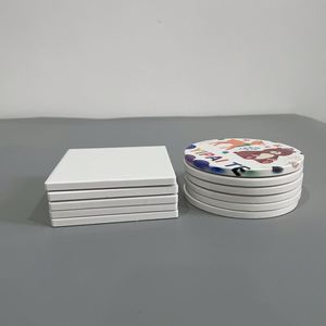 Square and Round Tiles Diy Make Your Own <b>Coasters</b> Cup <b>Coaster</b> for Sublimation Heat Transfer Printing - Product Image 3