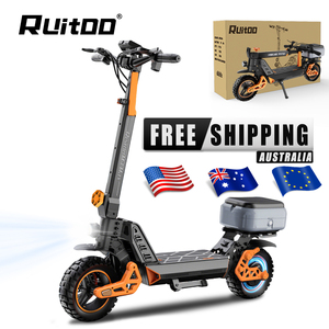 สกู๊ตเตอร์ Ruitoo M4max จากคลังสินค้าออสเตรเลีย จัดส่งฟรี สกู๊ตเตอร์ทรงพลัง ยาง 10 นิ้ว พับได้ สำหรับผู้ใหญ่ สกู๊ตเตอร์ 72v สำหรับผู้ใหญ่ - Product Image 1