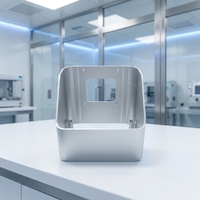 Boîtier d'équipement en aluminium usiné CNC OEM, coque d'instrument personnalisée pour pièces d'assemblage électronique médical et de laboratoire