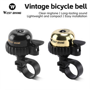 WEST BIKING-Cloche <span class=keywords><strong>de</strong></span> vélo en cuivre vintage, résistante à la rouille, compacte, étanche, facile à installer, rétro - Product Image 2