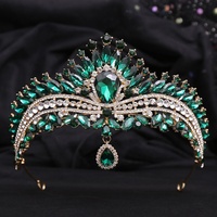 Diadème en cristal de mariée en argent personnalisé gratuit or AB mariage reconstitution historique couronne gagnant dame filles reine couronne diadèmes